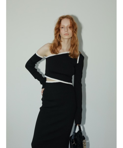 AMAIL(アマイル)の「Ethic bodymake dress(ワンピース・レディース・ブラック/ピンク/ブルー・FREE)」の12枚目の写真