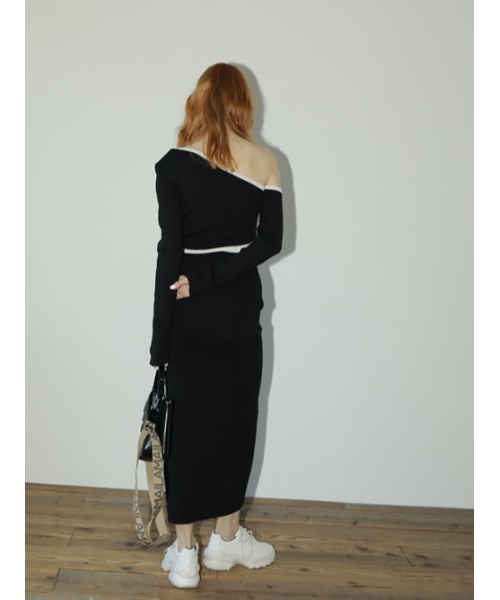 AMAIL(アマイル)の「Ethic bodymake dress(ワンピース・レディース・ブラック/ピンク/ブルー・FREE)」の14枚目の写真