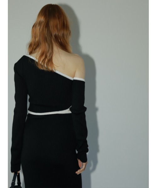 AMAIL(アマイル)の「Ethic bodymake dress(ワンピース・レディース・ブラック/ピンク/ブルー・FREE)」の4枚目の写真