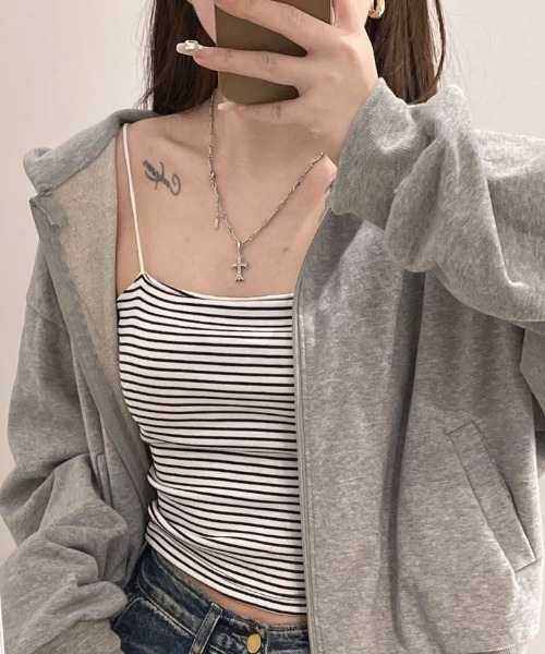 ｔｏｌｅｎｅ（トレネ）の「カップ付キャミソール（キャミソール・レディース・ブラック/ホワイト/A・FREE）」の6枚目の写真