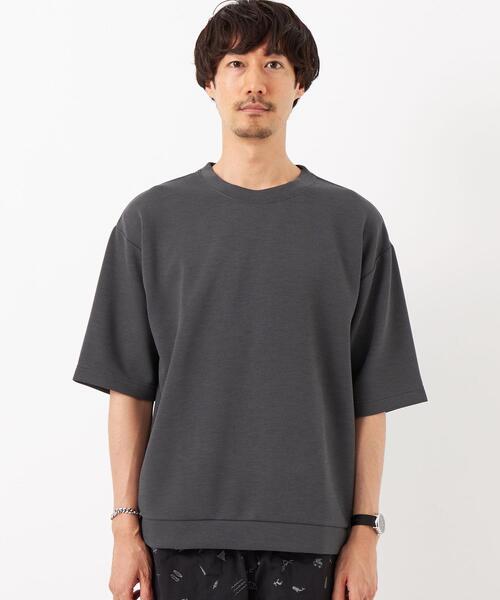 green label relaxing（グリーンレーベルリラクシング）の「ツイルダンボール クルーネック Tシャツ（Tシャツ/カットソー・メンズ・ライトグレー/ターコイズブルー/ダークグレー・XL/S/L/M）」の16枚目の写真