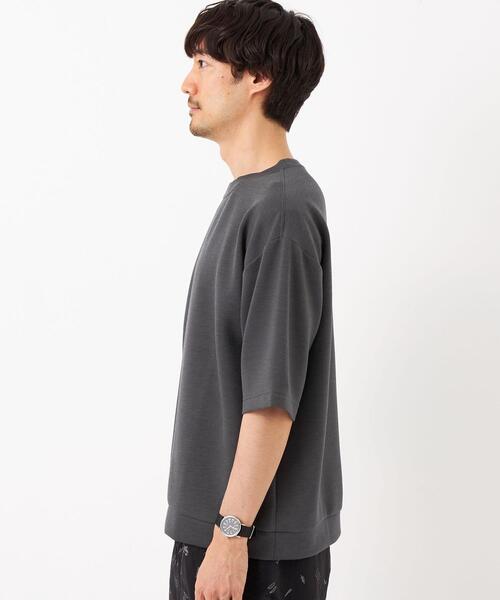 green label relaxing（グリーンレーベルリラクシング）の「ツイルダンボール クルーネック Tシャツ（Tシャツ/カットソー・メンズ・ライトグレー/ターコイズブルー/ダークグレー・XL/S/L/M）」の8枚目の写真