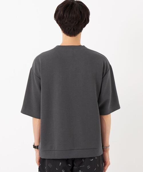 green label relaxing（グリーンレーベルリラクシング）の「ツイルダンボール クルーネック Tシャツ（Tシャツ/カットソー・メンズ・ライトグレー/ターコイズブルー/ダークグレー・XL/S/L/M）」の14枚目の写真