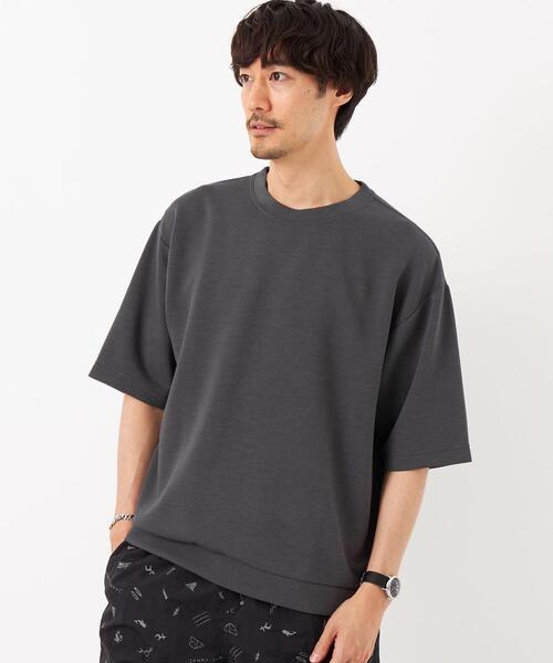 green label relaxing（グリーンレーベルリラクシング）の「ツイルダンボール クルーネック Tシャツ（Tシャツ/カットソー・メンズ・ライトグレー/ターコイズブルー/ダークグレー・XL/S/L/M）」の10枚目の写真