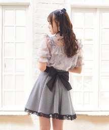 バックリボンスカート