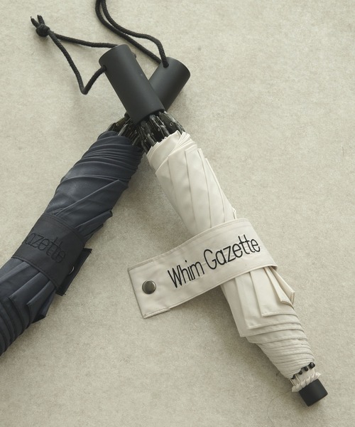 ☆新品未使用Whim Gazette
Puntovita】コンチョ細ベルト Whim Gazette(ウィムガゼット)の「ロゴ傘(折りたたみ傘