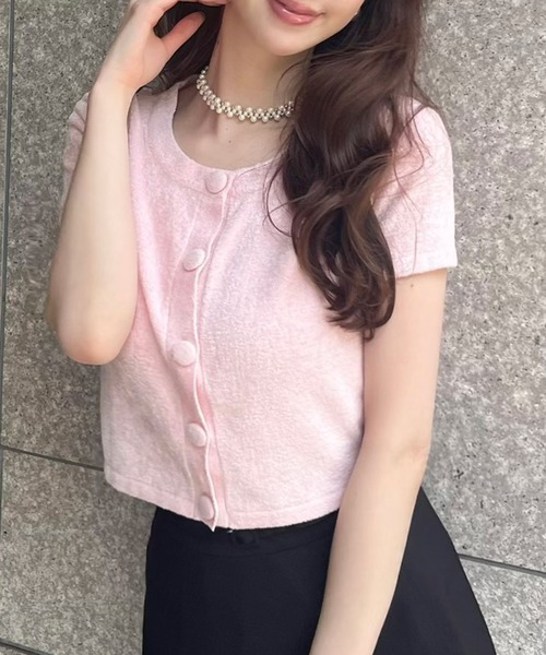 ROYAL PARTY(ロイヤルパーティー)の「【ZOZO限定】フワフワニットトップス(ニット/セーター・レディース・ブルー/ブラック/オフホワイト/ピンク・FREE)」の4枚目の写真