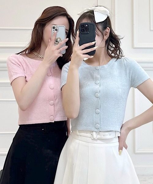 ROYAL PARTY(ロイヤルパーティー)の「【ZOZO限定】フワフワニットトップス(ニット/セーター・レディース・ブルー/ブラック/オフホワイト/ピンク・FREE)」の21枚目の写真