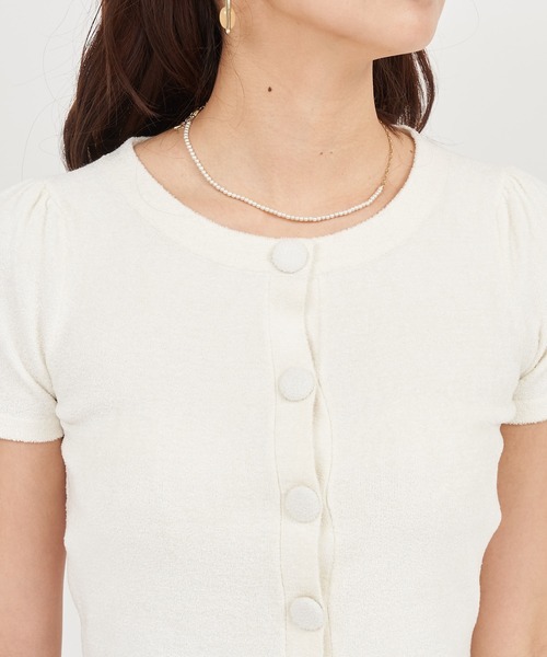 ROYAL PARTY(ロイヤルパーティー)の「【ZOZO限定】フワフワニットトップス(ニット/セーター・レディース・ブルー/ブラック/オフホワイト/ピンク・FREE)」の5枚目の写真