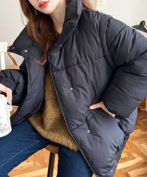 moment+（モーメントプラス）の「マルチWAY袖取外しスタンドカラー