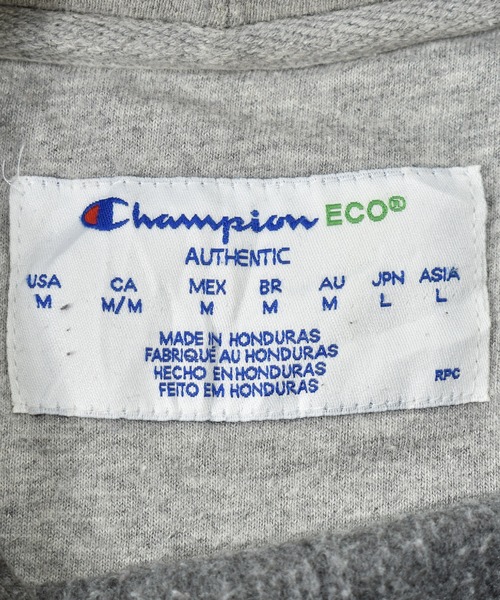 Champion(チャンピオン)の「【ヴィンテージ古着】Champion / チャンピオン ロゴ刺繍 スウェットパーカー(パーカー・メンズ・グレー・MEDIUM)」の3枚目の写真