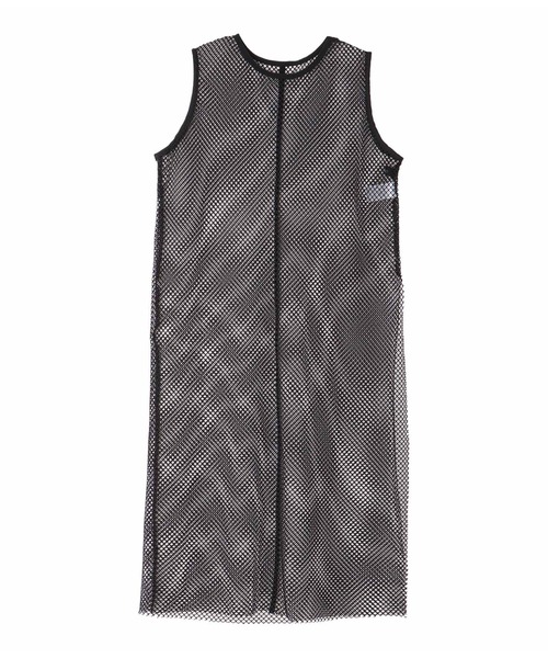 LATINA(ラティーナ)の「サイドスリットメッシュワンピース(ワンピース・レディース・ブルー/ブラック・FREE)」の6枚目の写真