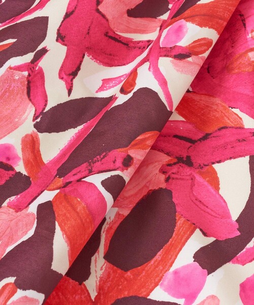 ANAYI（アナイ）の「アートフラワープリントダブルタック スカート