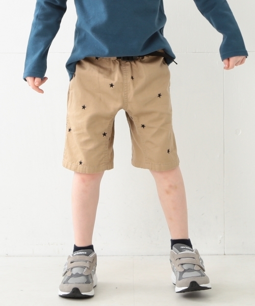 こども ビームス（コドモビームス）の「highking × こども ビームス / 別注 STAR ショーツ (90～130cm)（その他パンツ・キッズ・ベージュ/ネイビー・110/120/100/130/90t/140）」の9枚目の写真