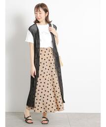 Te chichi TERRASSE | メッシュロングジレ(ニット/セーター)