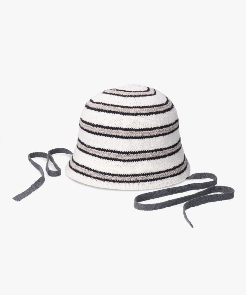 OVERRIDE（オーバーライド）の「OVERRIDE THERMO BORDER PILE TULIP / オーバーライド（ハット・レディース・ネイビー/ホワイト/ブラック・58cm）」の16枚目の写真