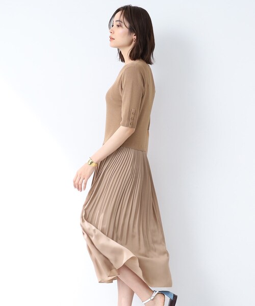 INDIVI（インディヴィ）の「◆【洗える/シワになりにくい】ドッキングワンピース（ワンピース・レディース・ピンク系その他/ブラック/ベージュ・38/40/03/05/13/15 /19）」の13枚目の写真