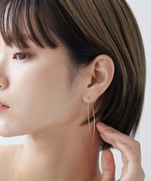 シルバーワイヤーピアス