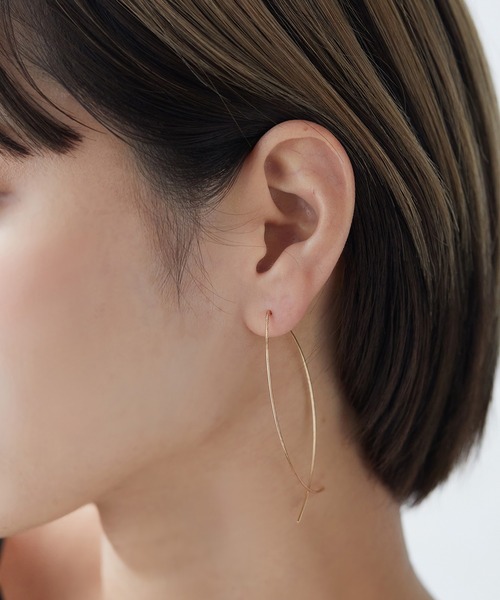 VitaFelice(ヴィータフェリーチェ)の「シルバーワイヤーピアス(ピアス(両耳用)・レディース・ゴールド/シルバー・FREE)」の8枚目の写真