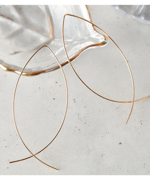 VitaFelice(ヴィータフェリーチェ)の「シルバーワイヤーピアス(ピアス(両耳用)・レディース・ゴールド/シルバー・FREE)」の11枚目の写真