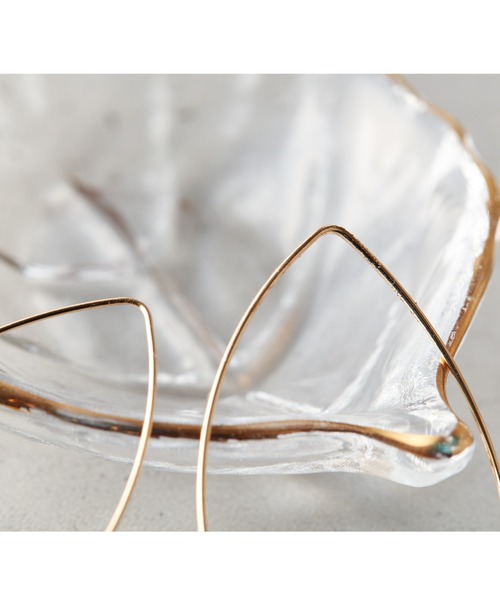 VitaFelice(ヴィータフェリーチェ)の「シルバーワイヤーピアス(ピアス(両耳用)・レディース・ゴールド/シルバー・FREE)」の9枚目の写真