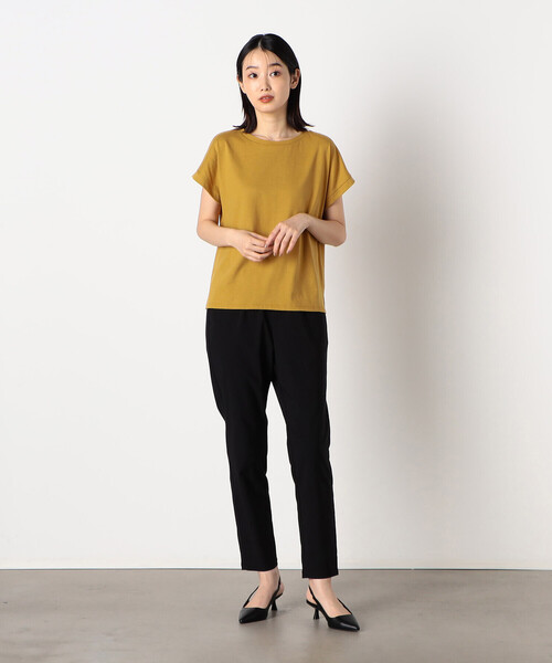 COMME CA ISM(コムサイズム)の「日本の色 Tシャツ(Tシャツ/カットソー・レディース・マスタード/ネイビー/オレンジ/カーキ/サックスブルー/アイボリー・SMALL/MEDIUM/LARGE)」の17枚目の写真