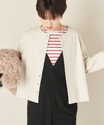 NOLLEY’S | フェイクレザーブルゾン(ブルゾン)