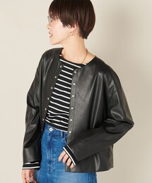 NOLLEY’S | フェイクレザーブルゾン(ブルゾン)