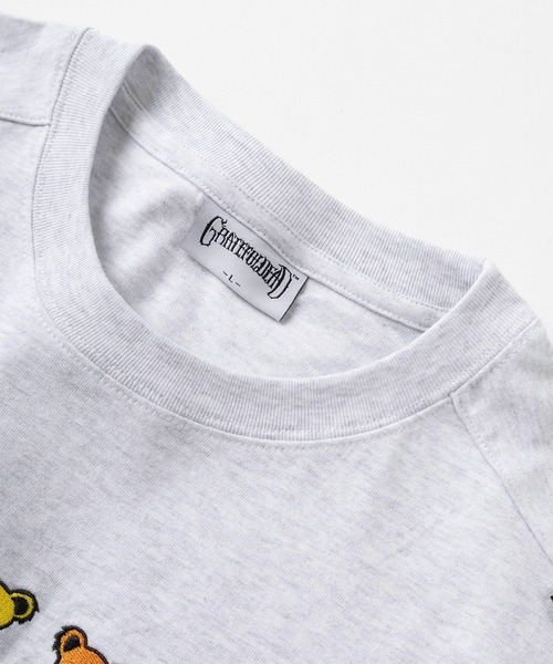 Grateful Dead（グレイトフルデッド）の「【GRATEFUL DEAD/グレイトフルデッド】キャラクター刺繍 半袖Tシャツ/ワンポイント刺繍/ビッグシルエット（Tシャツ/カットソー・レディース・ホワイト/スミクロ/パープル/マルチ・M/L）」の6枚目の写真