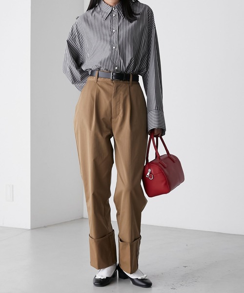 BONLECILL（ボンルシール）の「ヴィンテージライク ダッドレザーベルト（ベルト・レディース・ブラック/ブラウン・FREE/S）」の7枚目の写真