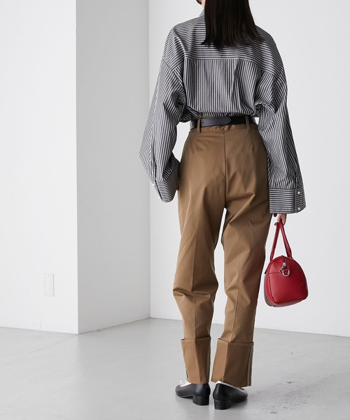 BONLECILL（ボンルシール）の「ヴィンテージライク ダッドレザーベルト（ベルト・レディース・ブラック/ブラウン・FREE/S）」の8枚目の写真