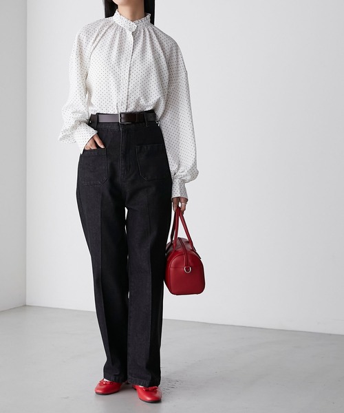 BONLECILL（ボンルシール）の「ヴィンテージライク ダッドレザーベルト（ベルト・レディース・ブラック/ブラウン・FREE/S）」の12枚目の写真