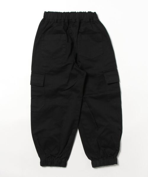 Right-on(ライトオン)の「【VIVIAN BLUE】ロゴテープポケットカーゴパンツ(カーゴパンツ・キッズ・ライトインディゴブルー/ブラック・150/130/120/140)」の3枚目の写真