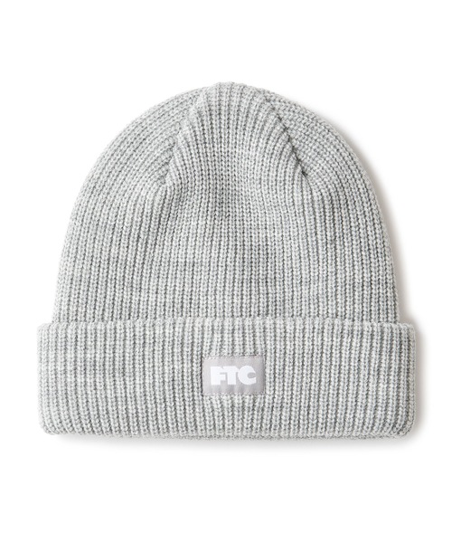 FTC（エフティーシー）の「BOX LOGO BEANIE（キャップ・メンズ・ブラック/オレンジ/グレー・FREE）」の3枚目の写真