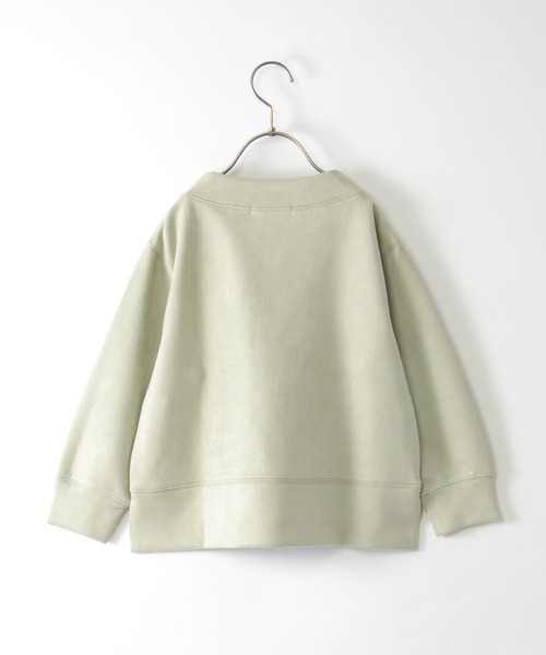 ikka(イッカ)の「【親子コーデ】カットスウェードスピンドルプルオーバー(120~160cm)(Tシャツ/カットソー・キッズ・ベージュ/ミント・120/130/140/150/160)」の19枚目の写真