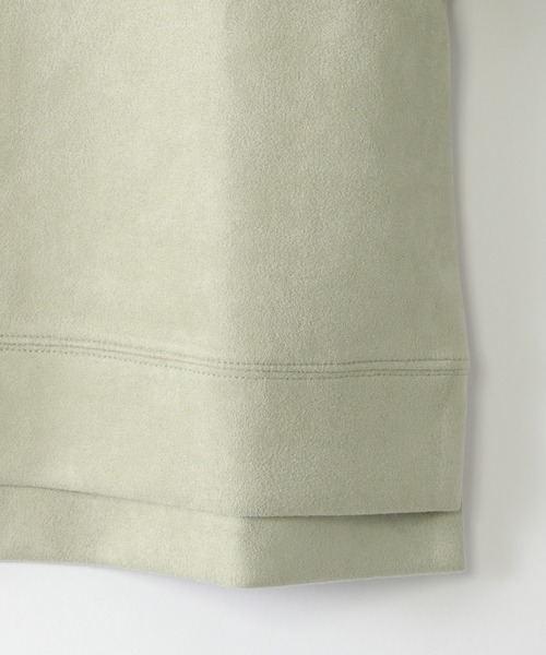 ikka(イッカ)の「【親子コーデ】カットスウェードスピンドルプルオーバー(120~160cm)(Tシャツ/カットソー・キッズ・ベージュ/ミント・120/130/140/150/160)」の13枚目の写真
