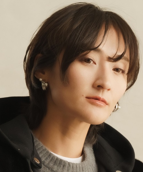 ANOH(アノー)の「デザインパールフープピアス(ピアス(両耳用)・レディース・ゴールド/シルバー・FREE)」の16枚目の写真