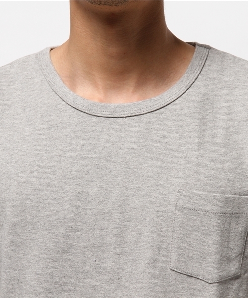 Denime（ドゥニーム）の「BASIC SS TEE/半袖ベーシックＴシャツ（Tシャツ/カットソー・メンズ・ホワイト/ブラック/グレー/ネイビー・MEDIUM/LARGE/X-LARGE）」の5枚目の写真