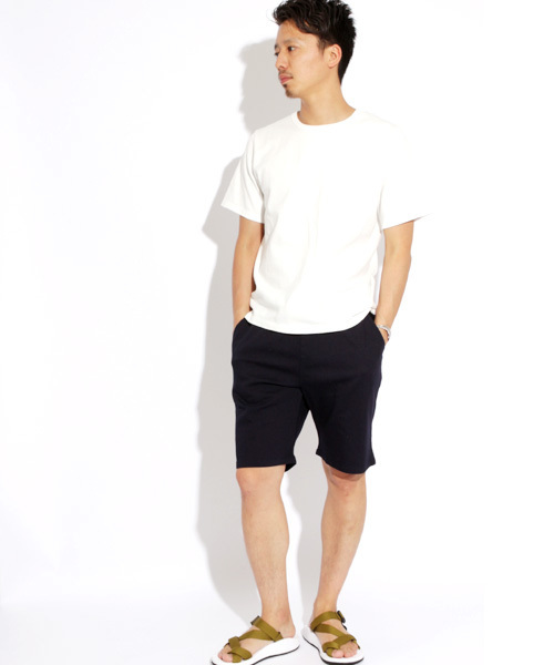 Denime（ドゥニーム）の「BASIC SS TEE/半袖ベーシックＴシャツ（Tシャツ/カットソー・メンズ・ホワイト/ブラック/グレー/ネイビー・MEDIUM/LARGE/X-LARGE）」の17枚目の写真