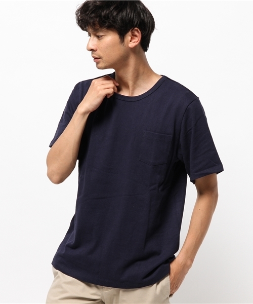 Denime（ドゥニーム）の「BASIC SS TEE/半袖ベーシックＴシャツ（Tシャツ/カットソー・メンズ・ホワイト/ブラック/グレー/ネイビー・MEDIUM/LARGE/X-LARGE）」の18枚目の写真