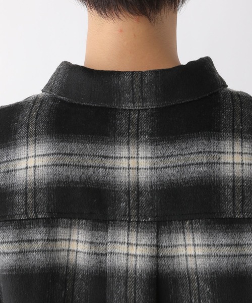 LEPSIM（レプシィム）の「シャギーチェックシャツワンピース 971546