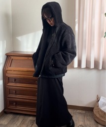 Ritzy（リッツィー）の「2way リバーシブル フードボアブルゾン（ブルゾン）」