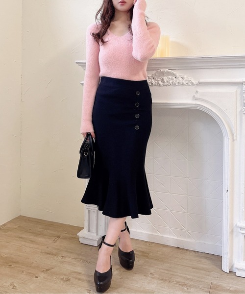 MIIA（ミーア）の「フロント釦マーメイドスカート（スカート）」 - WEAR