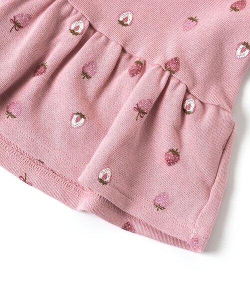 apres les cours(アプレレクール)の「いちご・花柄パジャマ(ルームウェア/パジャマ・キッズ・ピンク/アイボリー・130/100/80/120/90/110)」の8枚目の写真
