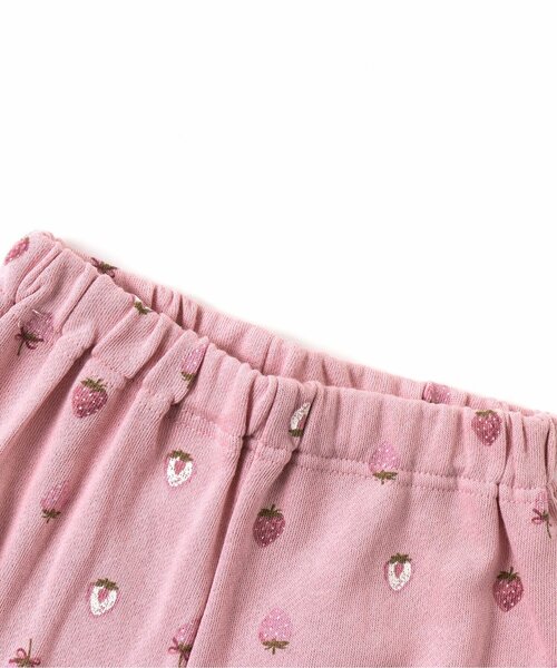 apres les cours(アプレレクール)の「いちご・花柄パジャマ(ルームウェア/パジャマ・キッズ・ピンク/アイボリー・130/100/80/120/90/110)」の9枚目の写真