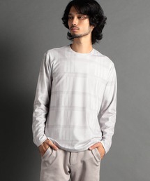 HIDEAWAYS NICOLE | 起毛チェックプリントクルーネックプルオーバー(Tシャツ/カットソー)