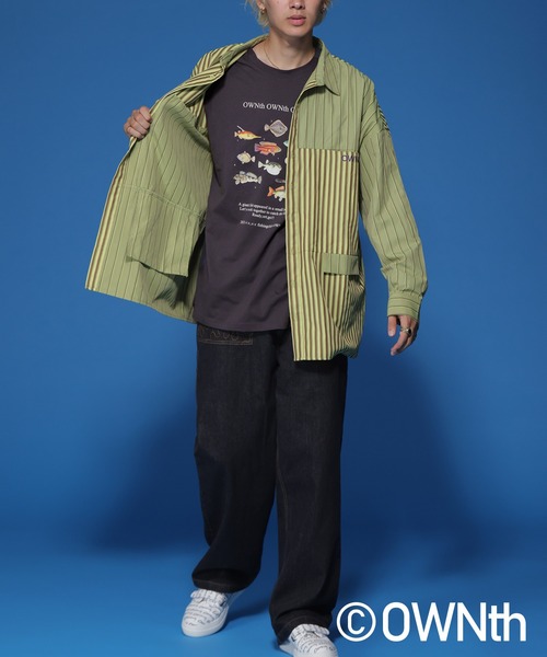 OWNth(オンス)の「クルーネックロングスリーブTシャツ(Tシャツ/カットソー・レディース・オフホワイト/ダークグレー/イエロー・M/L)」の22枚目の写真