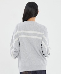 A'GEM/9 × .kom『ROMANTIC CROWN/ロマンティッククラウン』REVERSE LINE POCKET CREWNECK/ラインポケット スウェットシャツ