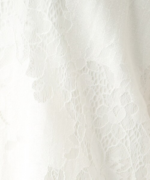 index（インデックス）の「◆レースパフスリーブブラウス/シアー【洗濯機洗い可】（シャツ/ブラウス・レディース・ブラック/オレンジ/オフホワイト・42/36/40/38）」の15枚目の写真