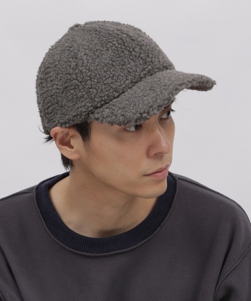 LAKOLE(ラコレ)の「ボア刺繍キャップ / 979192(キャップ・メンズ・ベージュ/グレー/ブラック・9)」の5枚目の写真